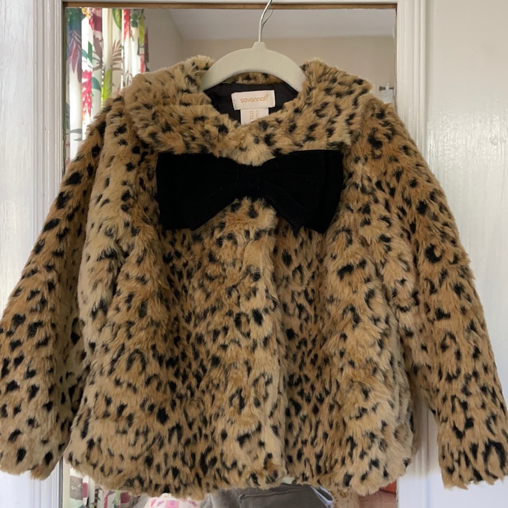 Savannah leopard jacket // size 3T